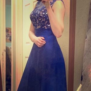 Dancing Queen Blue Prom Dress